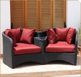 Outdoor Wicker Furniture / Chesterfield Sofa Set/Soft Sofa Set
