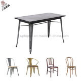 Wholesale Vintage Design Metal Furniture Cafe Industrial Table and Chair (SP-CT676)