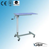 Medical Device Wooden&Steel Hospital Overbed Table (L-1)