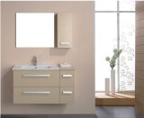 2017 Hot Sale MDF Bathroom Cabinet with Wood Grain Color Sw-Pb161