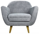 Modern Replica Leisure Velvet Living Room Furniture Upholstery Fabric Sofa Chair