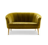 Modern Fureniture European Style Luxury Velvet Living Room Sofa