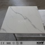 Chinese Long White Solid Surface Marble Top Dinner Table (180228)