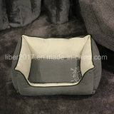Factory OEM Grey Square Luxury Dog Bed Pet Bed