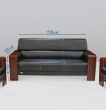 Modern Design Luxury Office Furniture Leather 3set Sofa