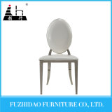 Gold Metal White Cushion Dining Room Chair