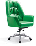 Most Comfortable Glossy Synthetic Leather High-End Rotary Chair