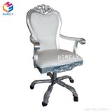 Salon Barber Chair with Stainless Steel Armrest and Aluminum Pedal