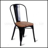 Hot Selling Wood Seat Metal Tolix Chair for Wholesale (SP-MC035W)