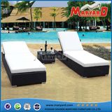 Rattan Outdoor Wicker Sofa Bed Lounge Sun Lounger for Garden