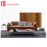 Classic Style Brown Leather Sectional Sofa for Contemporary Furniture
