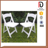 White Plastic Outdoor Garden Home Folding Wedding Chair