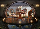 Antique Dining Round Table and Chair Set