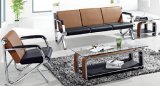 Simple Design Good Quality Office Sofa Public Chair Sponge Sofa A06# in Stock 1+1+3
