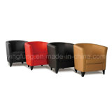Contemporary Leather Sofa Used in Waiting Room (SF-890)