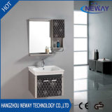 Hot Sell Wall PVC Bathroom Wash Basin Cabinet with Mirror