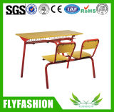 Wooden Furniture Double Desk Set for Student (SF-23D)