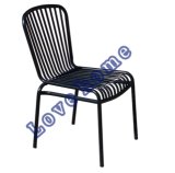 Modern Classic Metal Dining Restaurant Stackable Side Chair