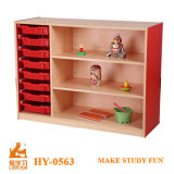 Plastic Kindergarten Furniture/Children Toys Storage Cabinet
