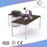 Simple Design Office Table Cheap Wooden Metal Executive Desk with Drawer (CAS-MD1842)