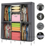 Modern Simple Wardrobe Household Fabric Folding Cloth Ward Storage Assembly King Size Reinforcement Combination Simple Wardrobe (FW-38A)