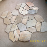 Hinese Manufacturer Natural Rusty Slate Cheap Flagstone (SMC-Y065)