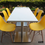 Kkr Furniture Modern Square Solid Surface Stone Colorful Table