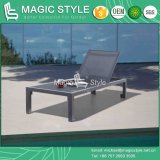 Outdoor Textile Lounge Garden Sling Sunlounger Aluminum Daybed Poolside Lounge Modern Leisure Chaise Lounge