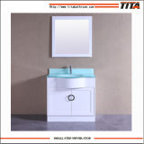 Hangzhou Factory Direct Wholesale Bathroom Cabinet with Tempered Glass Tops