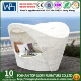 Wicker Daybed Outdoor Sun Bed Chaise Lounge Day Bed (TGLU-03)
