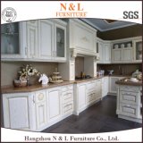 N&L Home Furniture White Color Custom Wooden Kitchen Cabinet Furniture