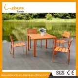 Durable Aluminum Home/Hotel Table Set Patio Dining Table and Chair Set Modern Garden Outdoor Furniture