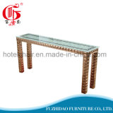 Rectangle Tempered Glass Dining Table for Sale