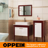Oppein Modern Tempered Glass Top Bathroom Cabinets (OP15-119B)