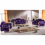 Living Room Furniture with Wooden Sofa Set (929T)