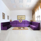 Elegant Atmosphere Fabric Restaurant Furniture Sofa for Living Room (SP-KS370)