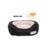 Special Design Black Comfortable Memory Foam Pet Dog Bed (YF97310)