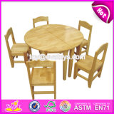 Wholesale High Quality Kindergarten Natural Wood Classroom Tables W08g210