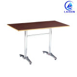 Factory Design Metal Leg Table for Restaurant Used
