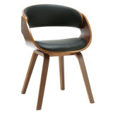 Faux Leather Bentwood Dining Chair