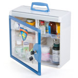 Lockable and Portable Handle Wall-Mounted First Aid Cabinet