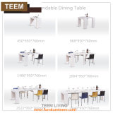 Most Popular Fashion Extendable Tempered Wood Dining Table