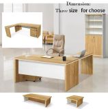 Chipboard Table Office Furniture with Drawers Bookcase Office Wooden Desk