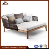New Rope Wood Collection Sunbed Garden Furniture (WF0610)