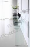 First Class Glass Console Table with Curve