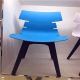 PU Fabric Foam Restaurant Dining chair Plastic Outdoor Chair