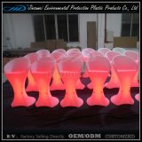 PE Material Rorational Moulding Plastic LED Lighted Bar Chair