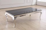 Wholesale Competitive Price Mable Top Metal Dining Table