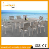 Extendable New Design Dining Table Set for Outdoor Patio Terrace Anodized Aluminum Furniture