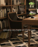 Modern Style Wooden Leather Chair Armchair Single Sofa